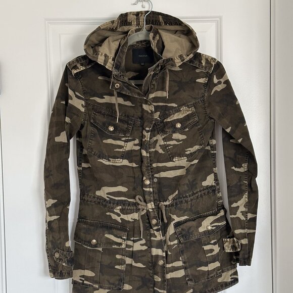 Talula Aritzia Cargo Army Camo Camp Trooper Jacket XXXS - Picture 2 of 7